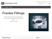 Tablet Screenshot of duhjones.com